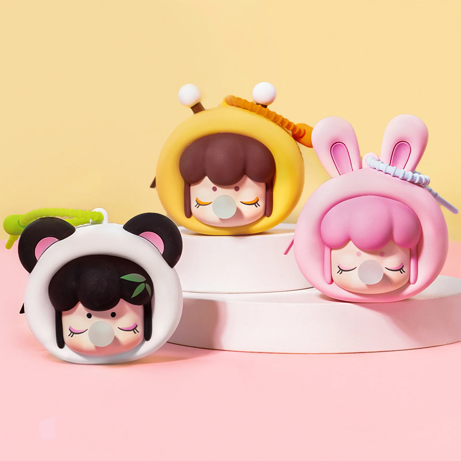 Robotime Headphone Case Fluffy Party Bee PZC01 - Image 5
