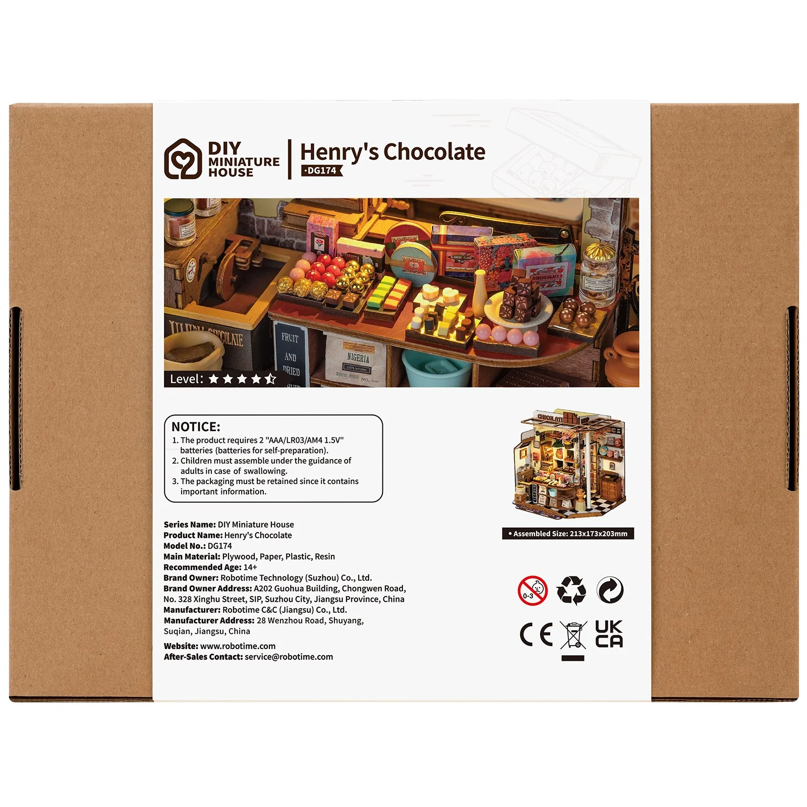 Robotime Henry's Chocolate DG174 - Image 3