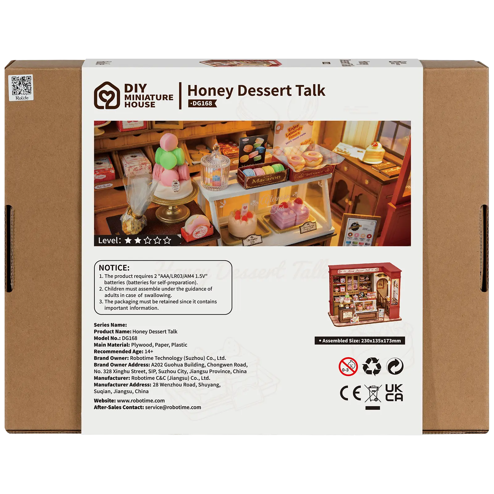 Robotime Honey Dessert Talk DG168 - Image 3