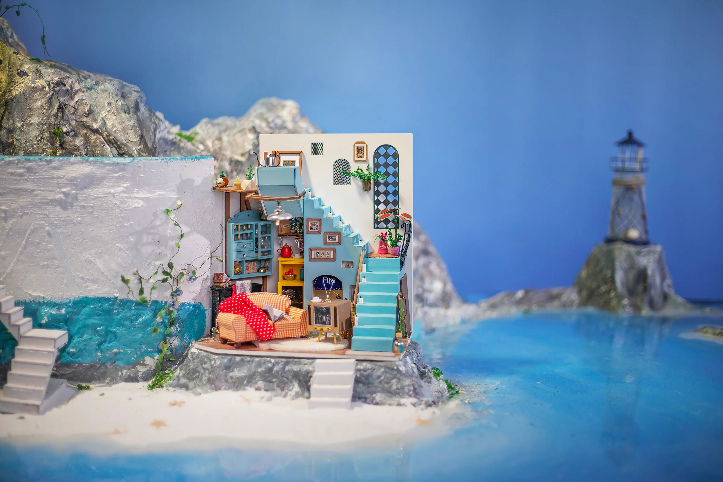 Robotime Joy's Peninsula Living Room DG141 - Image 4