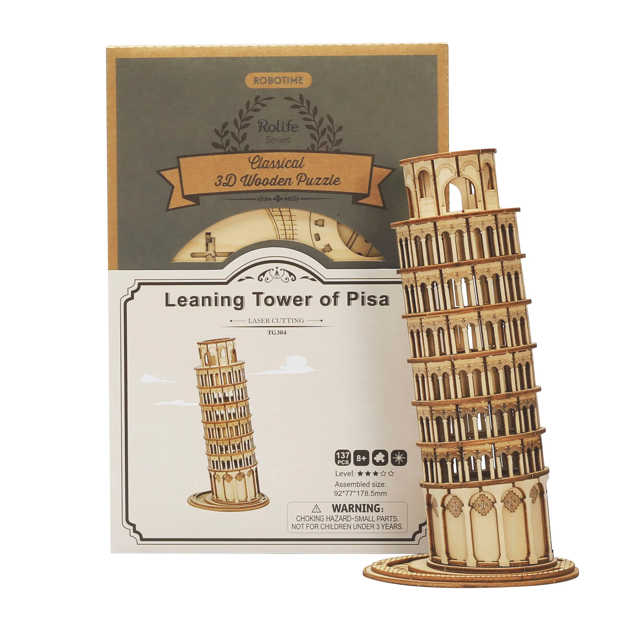 Robotime Leaning Tower of Pisa TG304 - Image 3