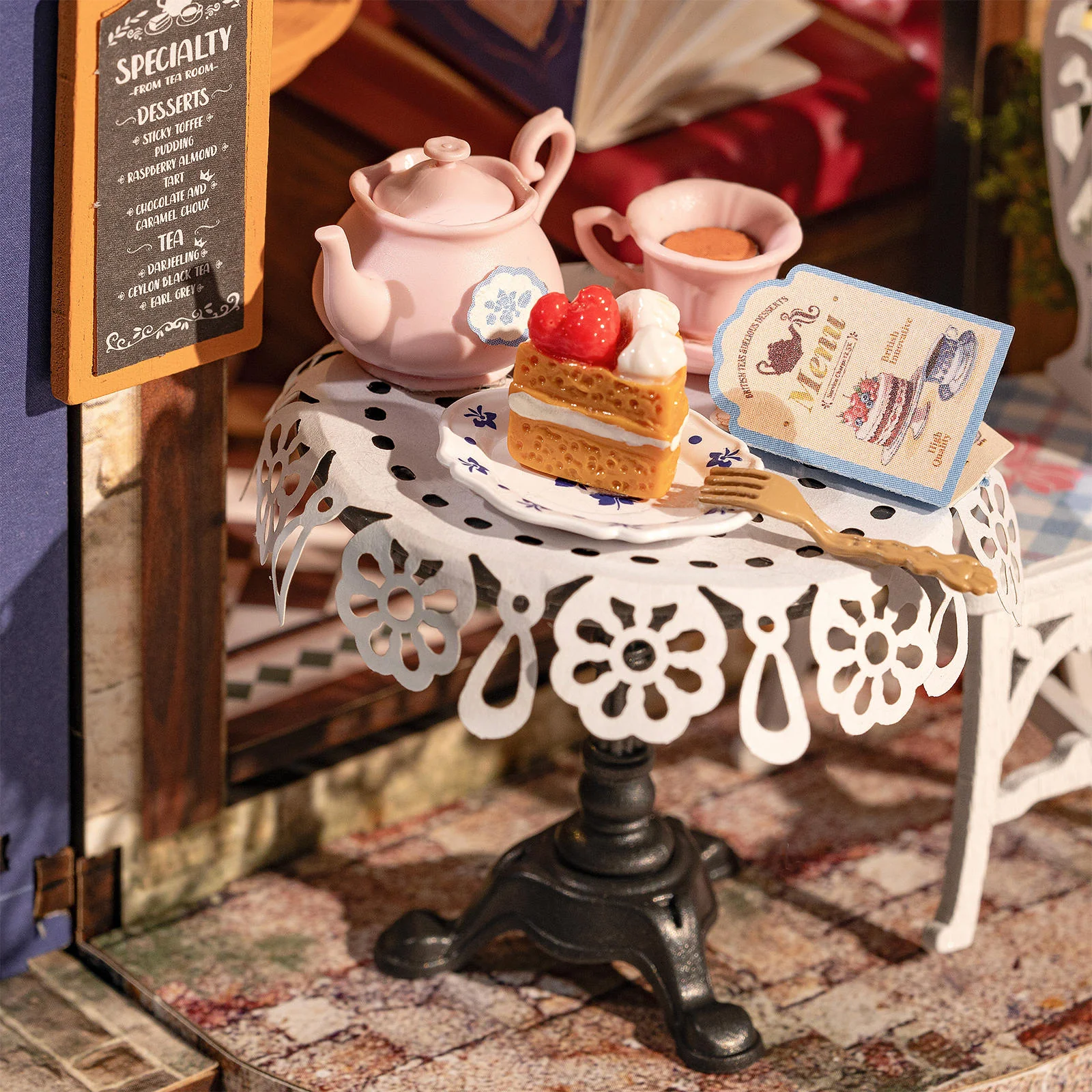 Robotime Leisure Time Tea Room DG171 - Image 5
