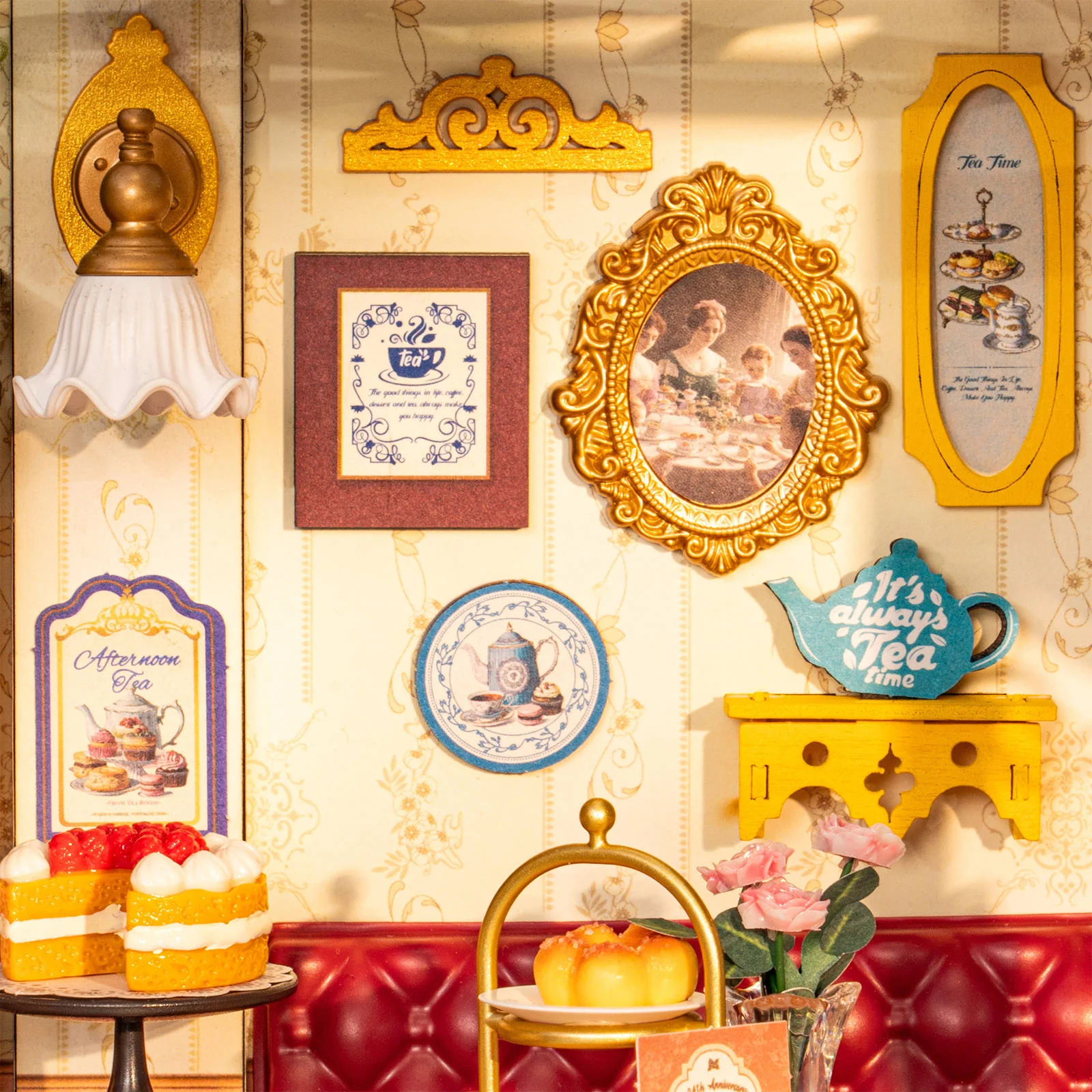 Robotime Leisure Time Tea Room DG171 - Image 9