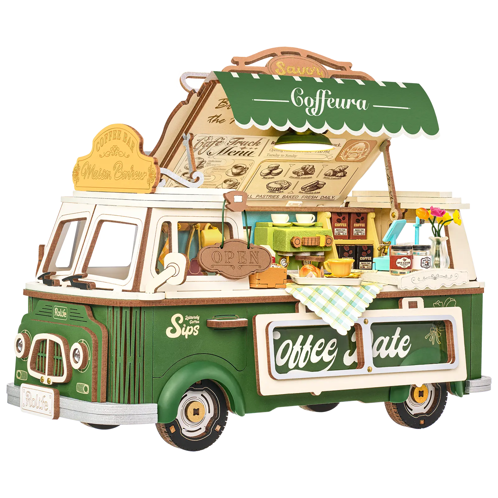 Robotime Leo's Coffee Truck TGS07