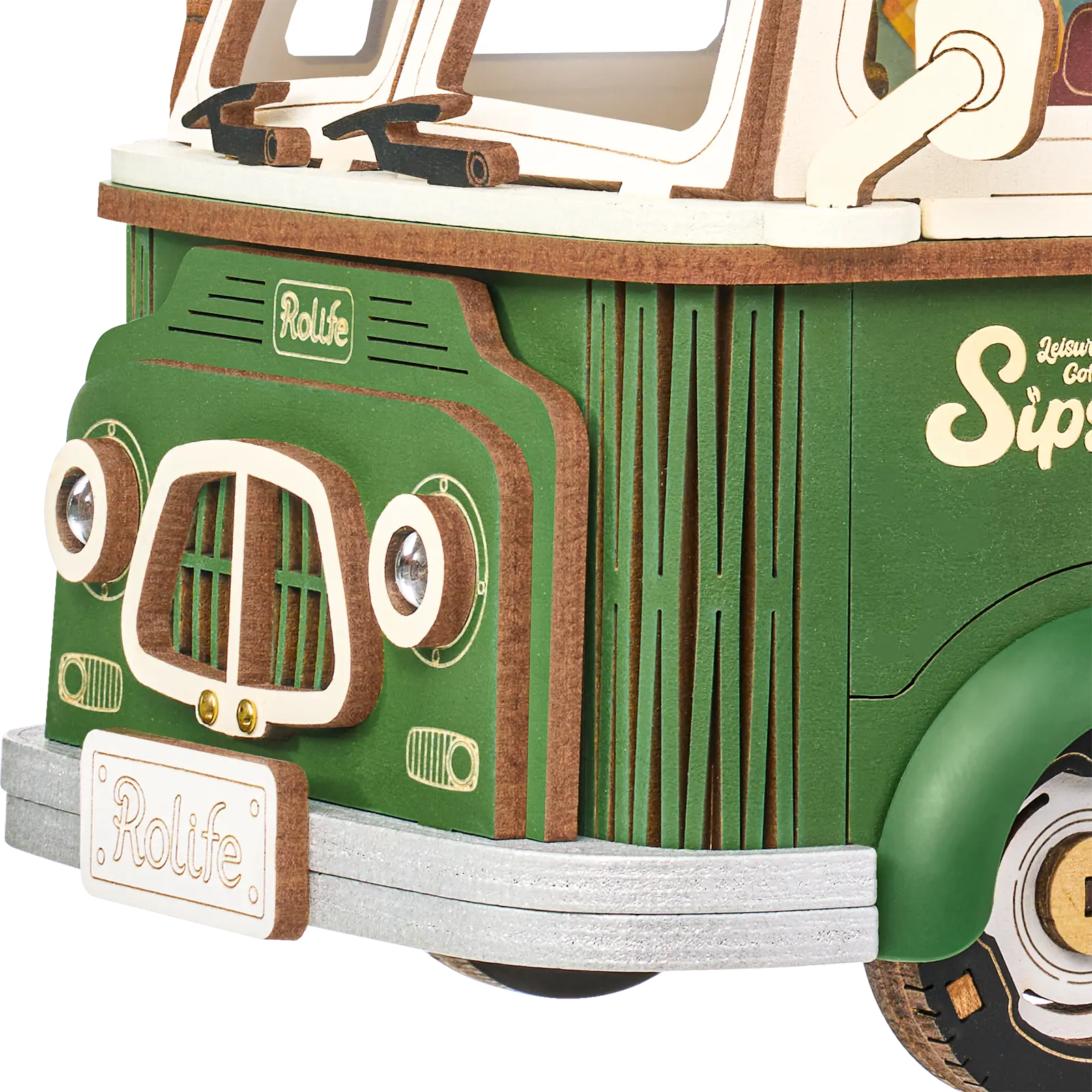 Robotime Leo's Coffee Truck TGS07 - Image 5
