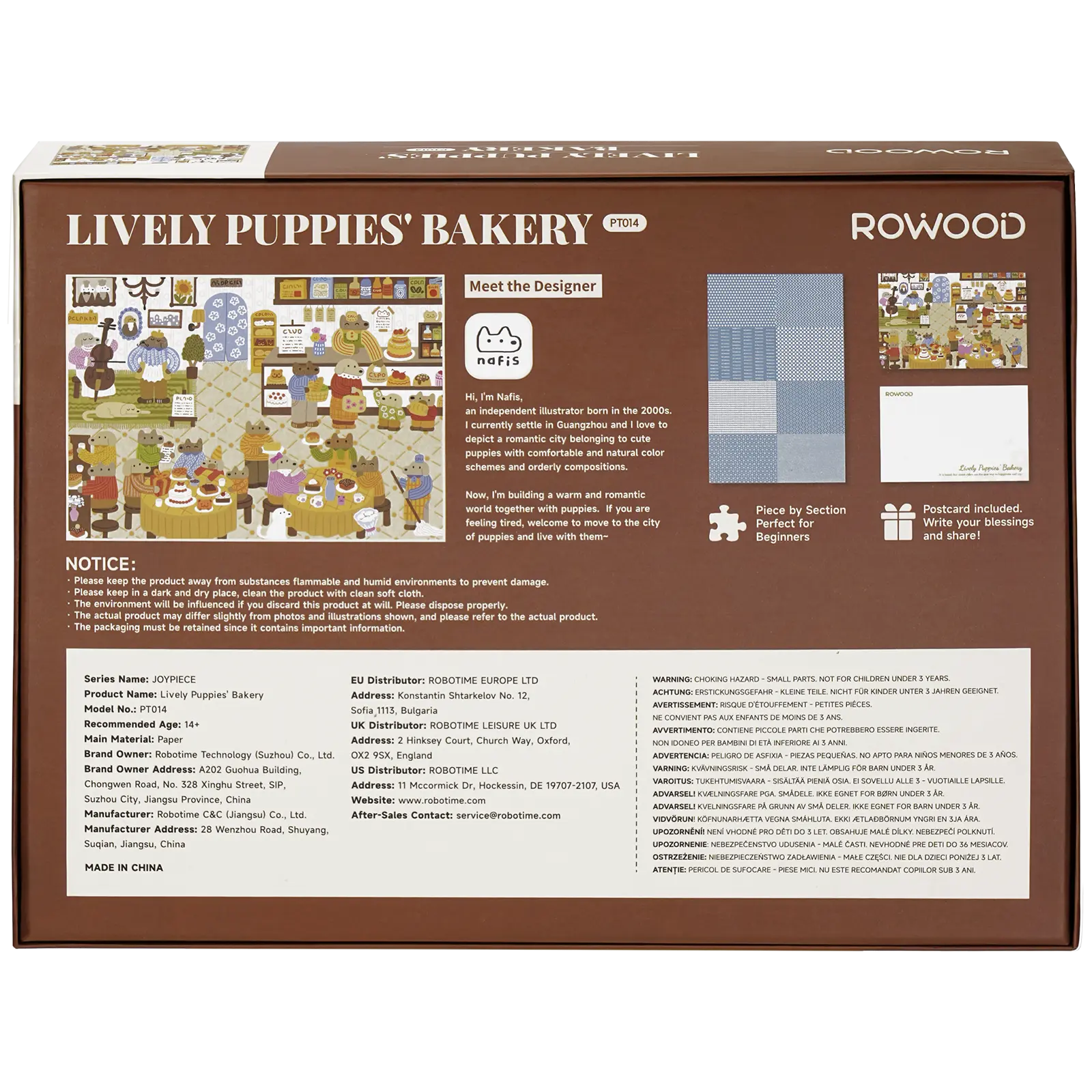 Robotime Lively Puppies' Bakery PT014 - Image 2