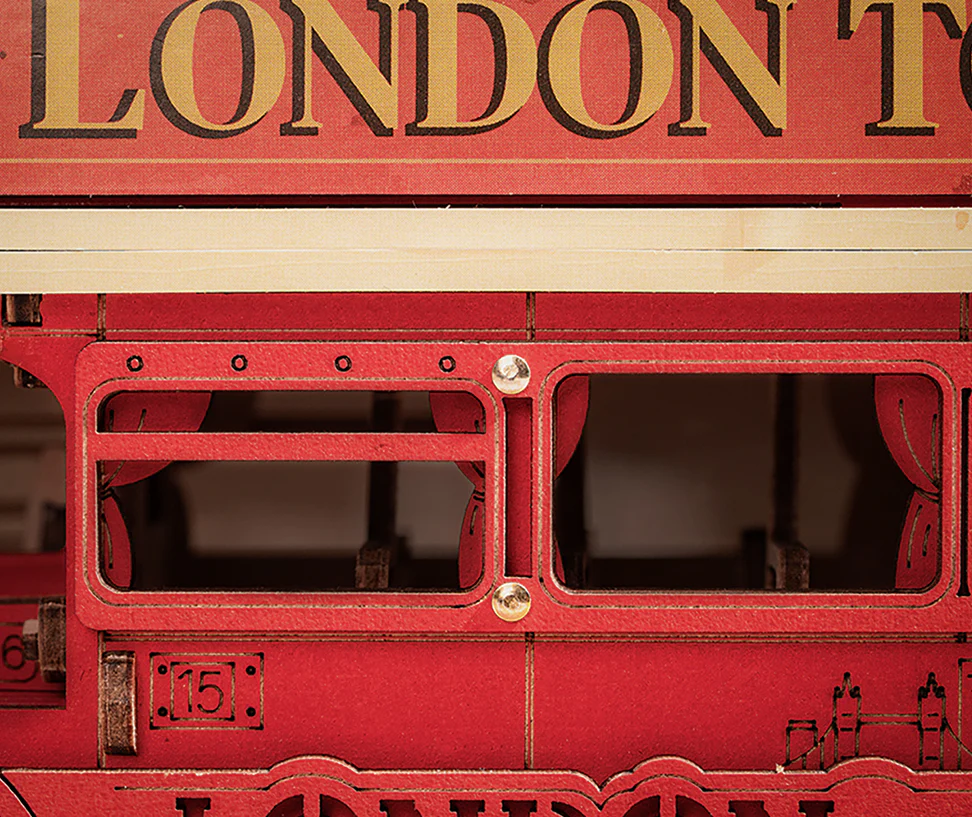 Robotime London Tour Bus TGM02 - Image 7
