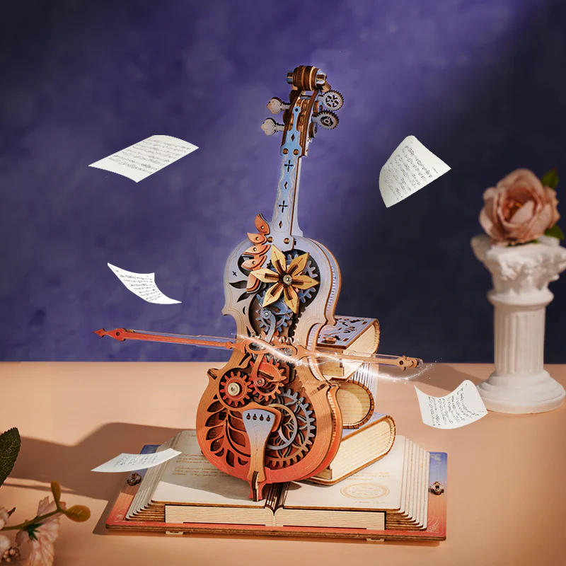 Robotime Magic Cello - Symphony of Gorgeous Dreams AMK63M - Image 5