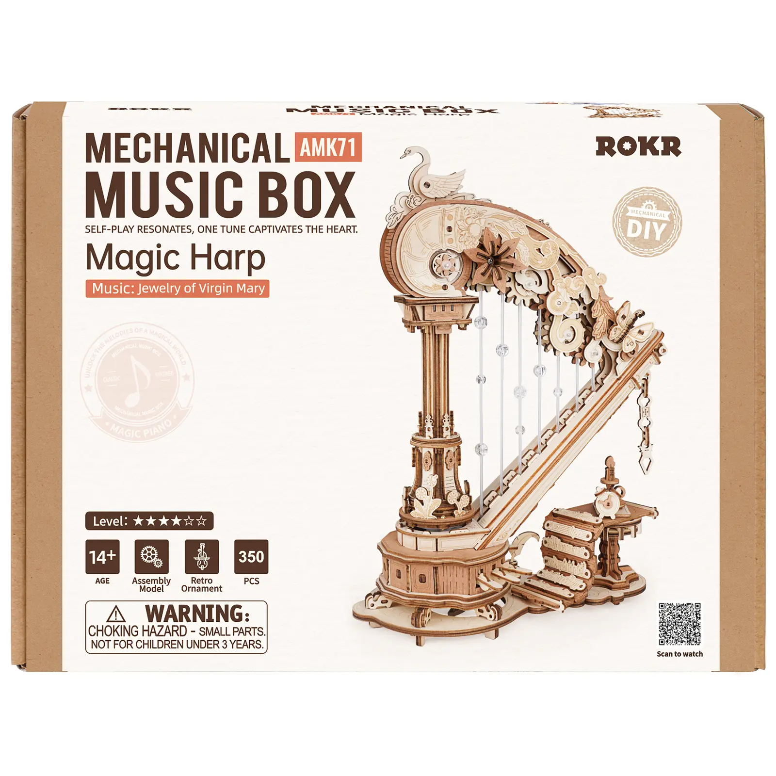 Robotime Magic Harp AMK71 - Image 2