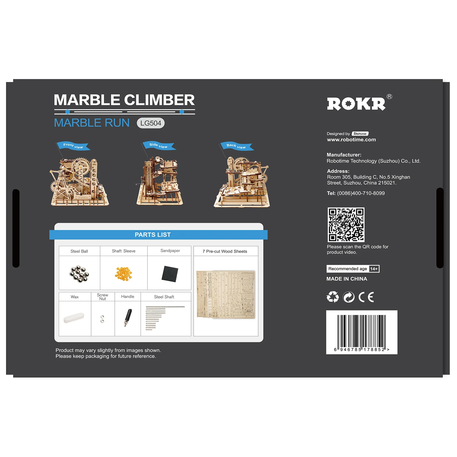 Robotime Marble Climber LG504 - Image 3