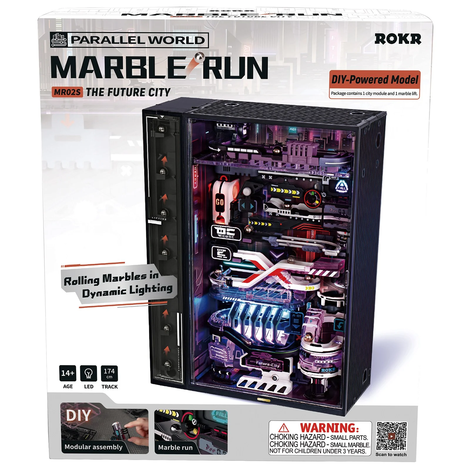 Robotime Marble Run The Future City MR02S - Image 2