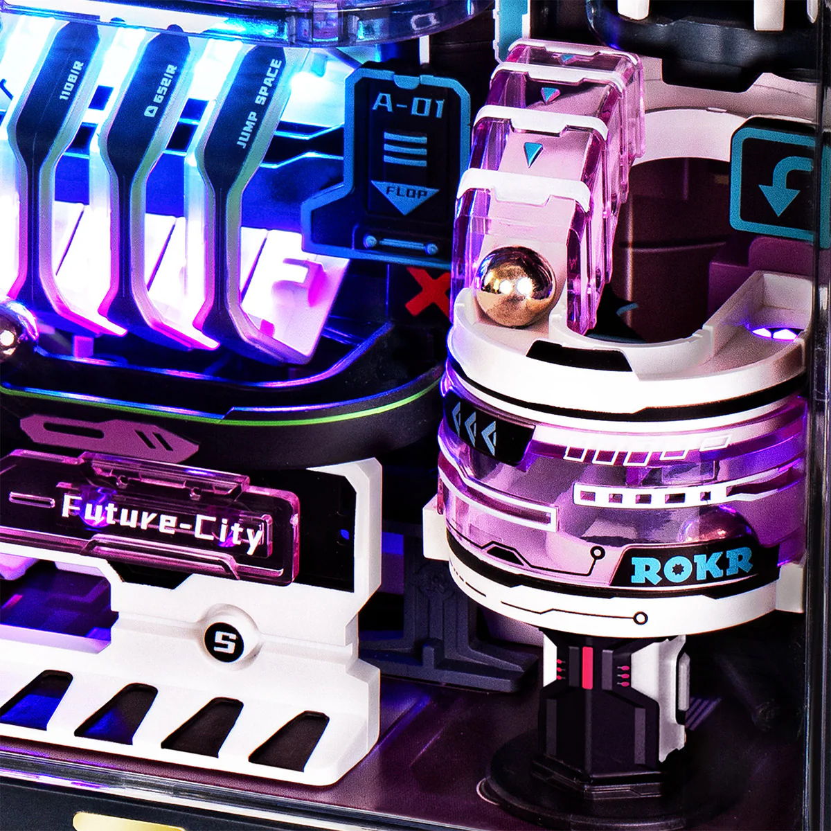 Robotime Marble Run The Future City MR02S - Image 6