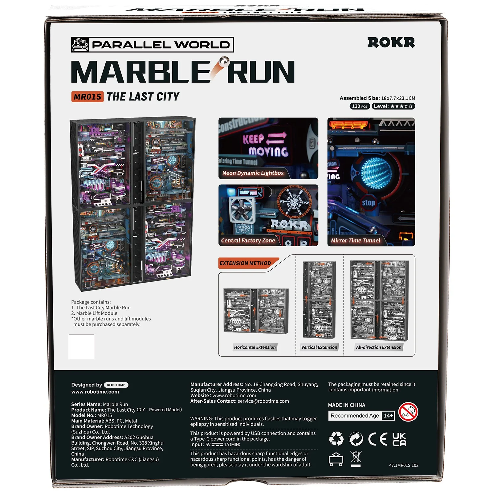 Robotime Marble Run The Last City MR01S - Image 3