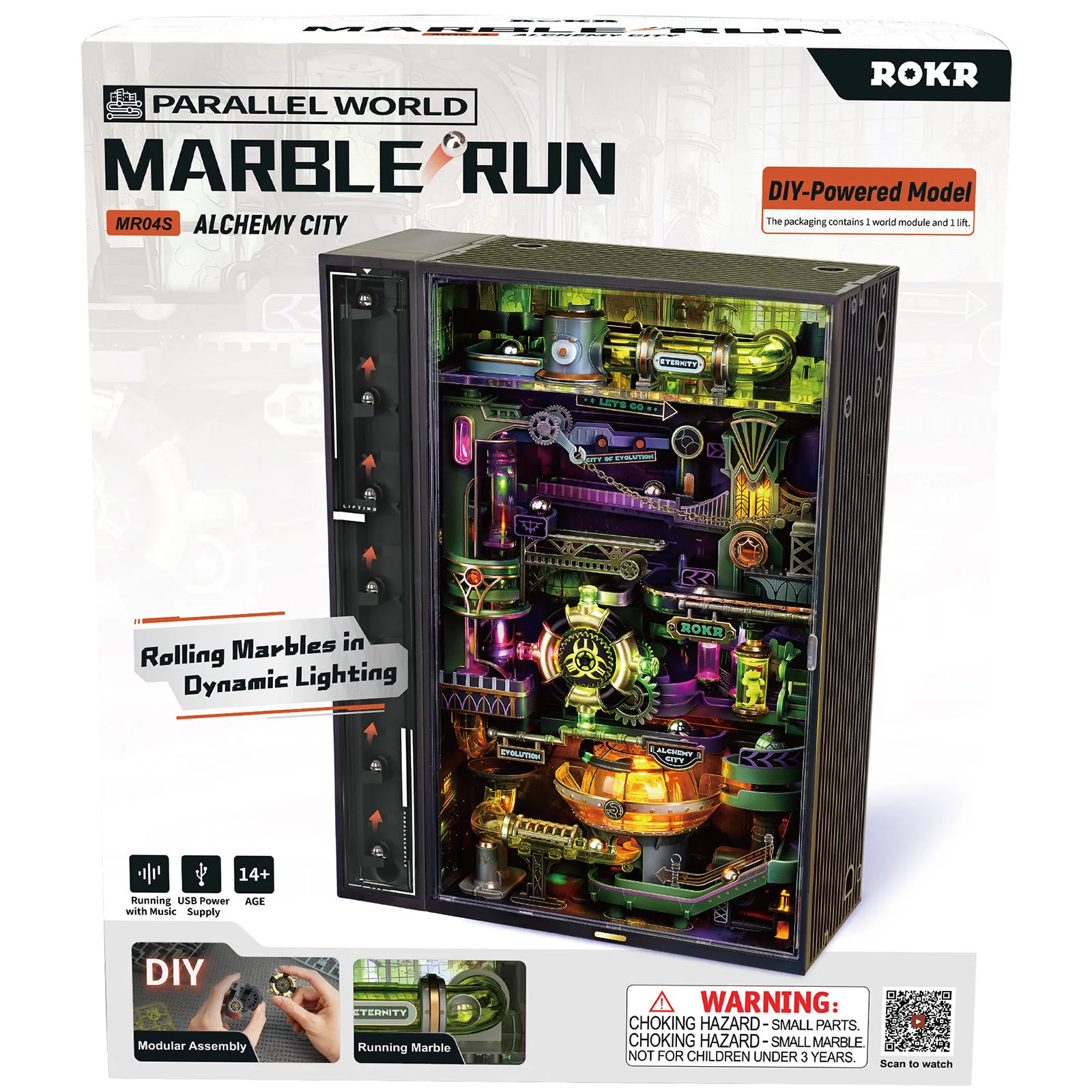 Robotime Marble Run Alchemy City MR04S - Image 2