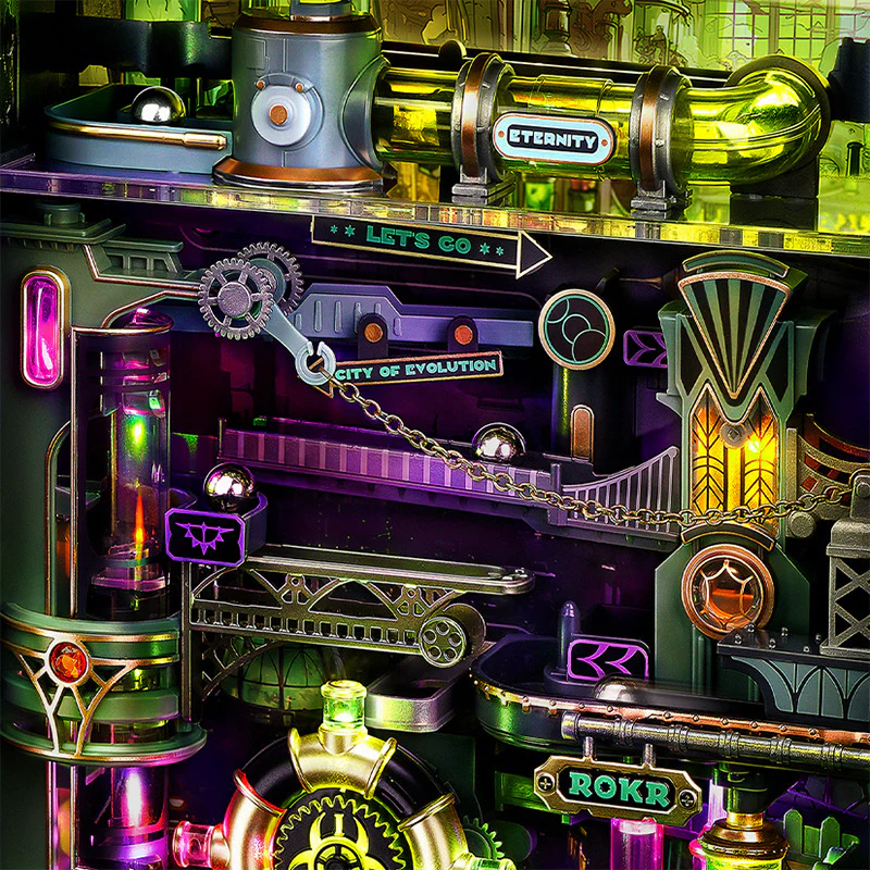 Robotime Marble Run Alchemy City MR04S - Image 4
