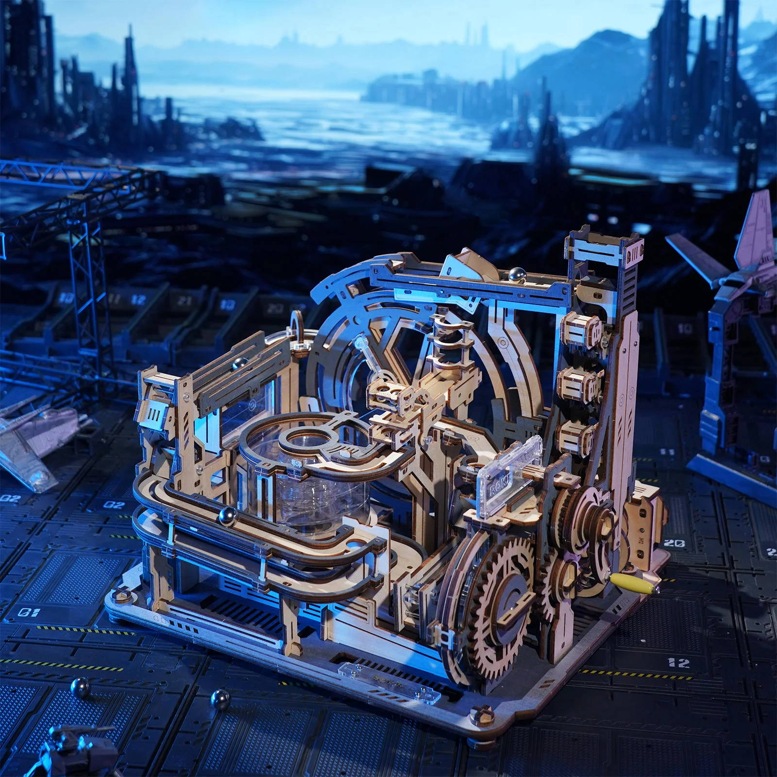 Robotime Marble Spaceport LGC01 - Image 8