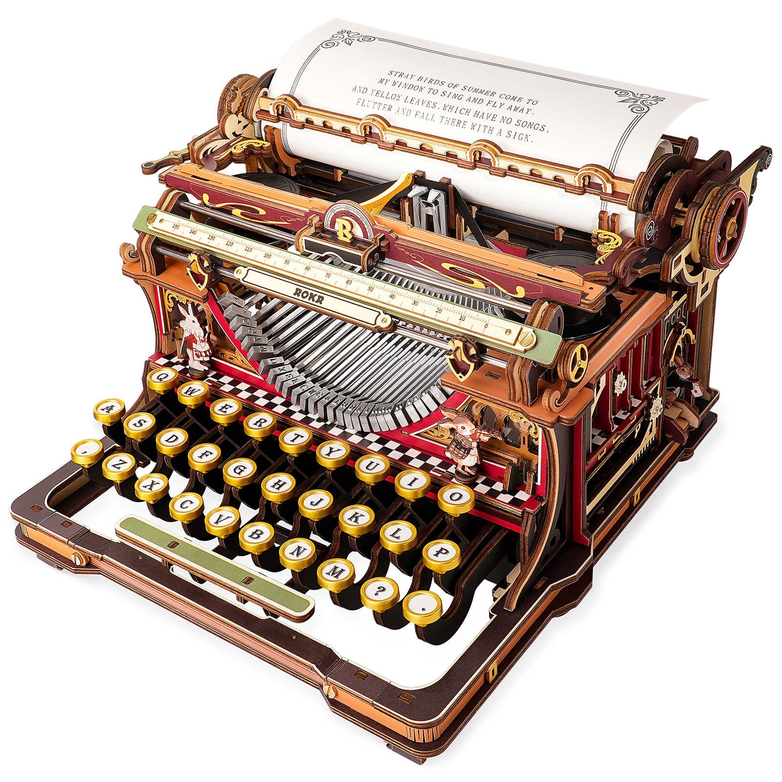 Robotime Mechanical Typewriter (Magic Version) LK703C