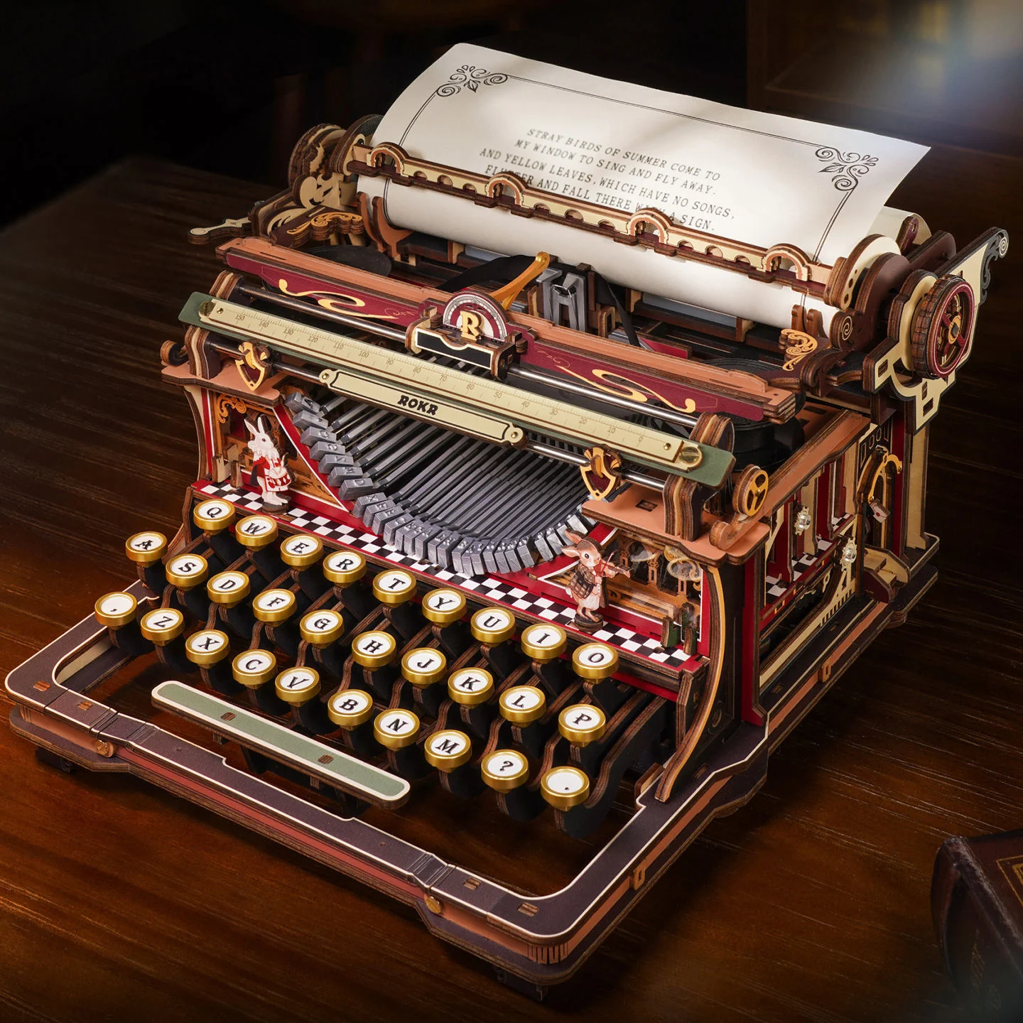 Robotime Mechanical Typewriter (Magic Version) LK703C - Image 5