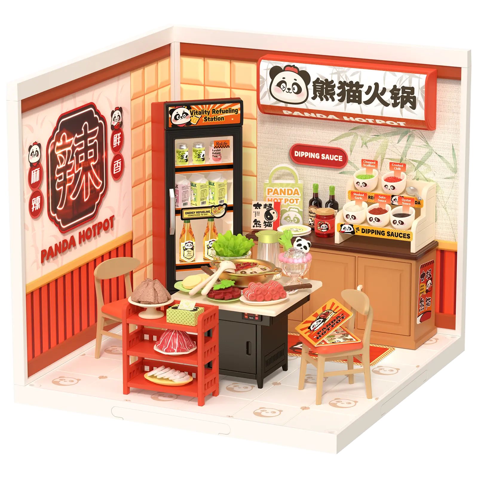 Robotime Panda Hot Pot DW020