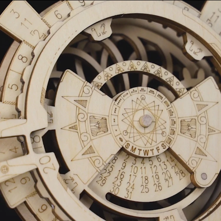 Robotime Perpetual Calendar LK201 - Image 4