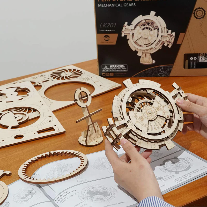 Robotime Perpetual Calendar LK201 - Image 7
