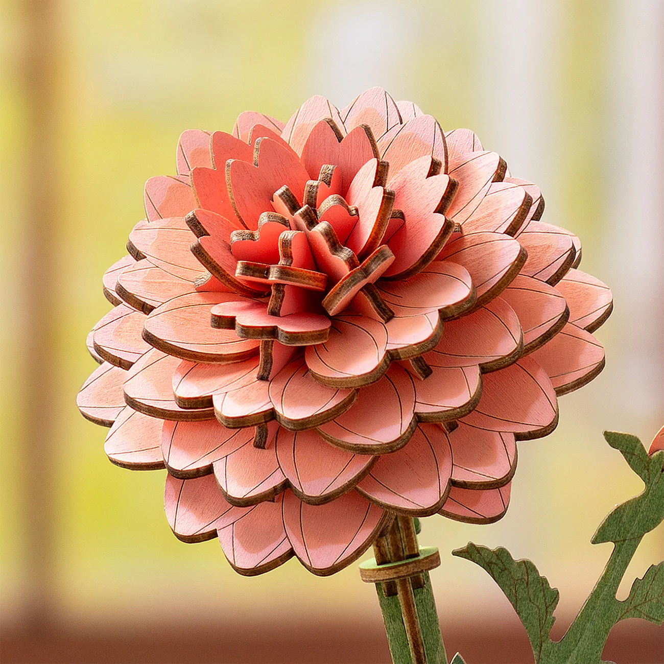 Robotime Pink Dahlia / Roze Dahlia TW131 - Image 4