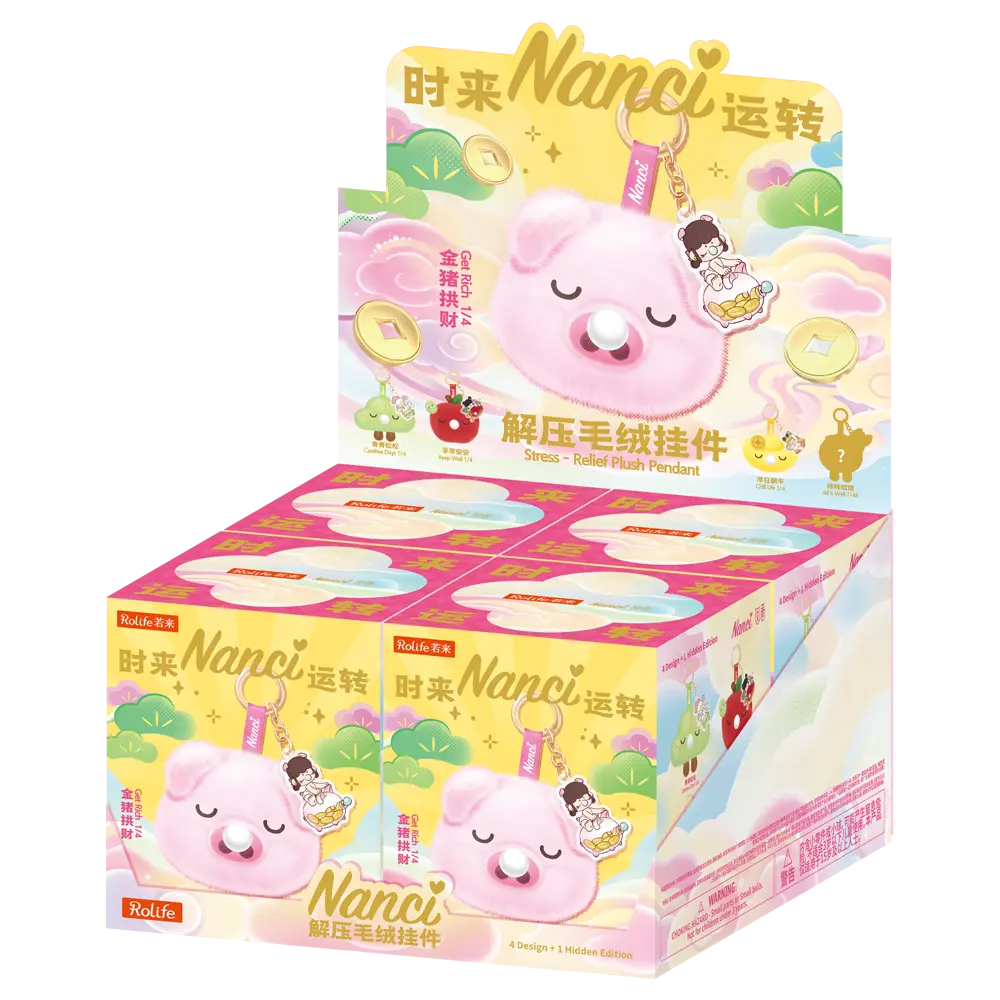 Robotime Plush Pendant Nanci Stress-Relief (Blind Box) PZC20 - Image 10