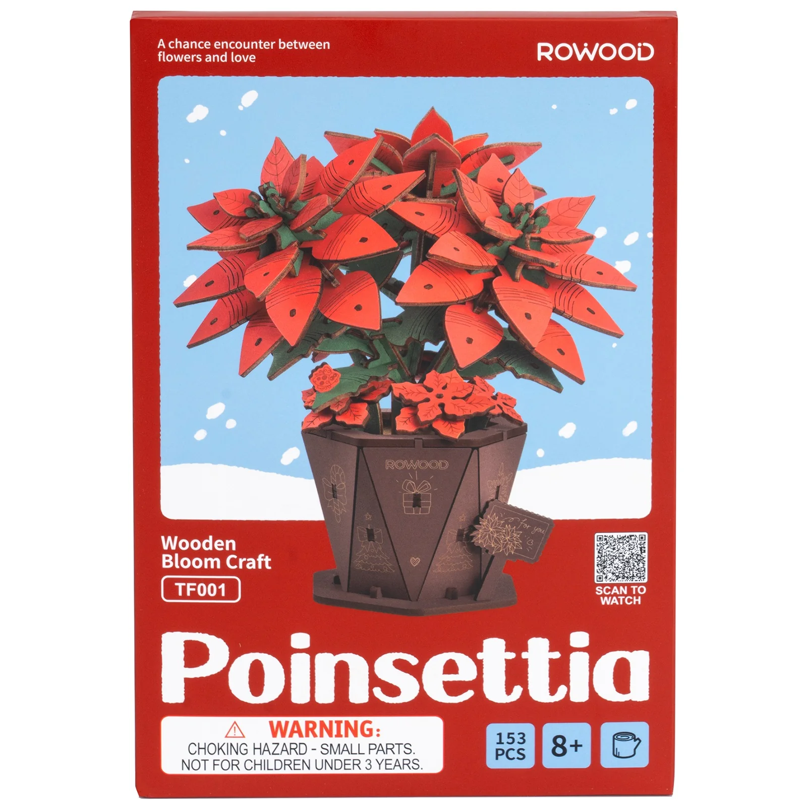 Robotime Kerstster (Poinsettia) TF001 - Image 2