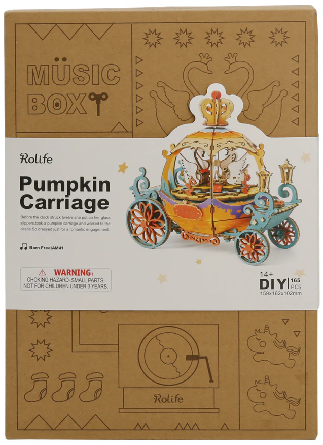 Robotime Pumpkin Carriage AM41 - Image 2