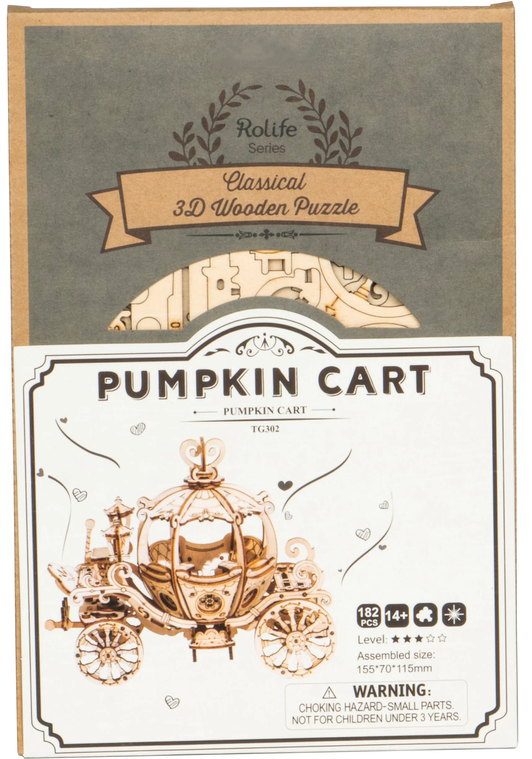 Robotime Pumpkin Cart TG302 - Image 2