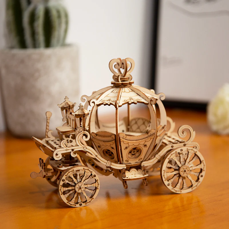Robotime Pumpkin Cart TG302 - Image 3