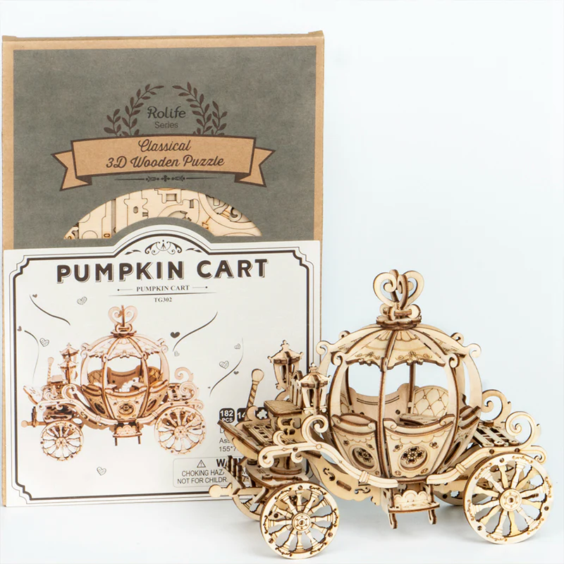 Robotime Pumpkin Cart TG302 - Image 4