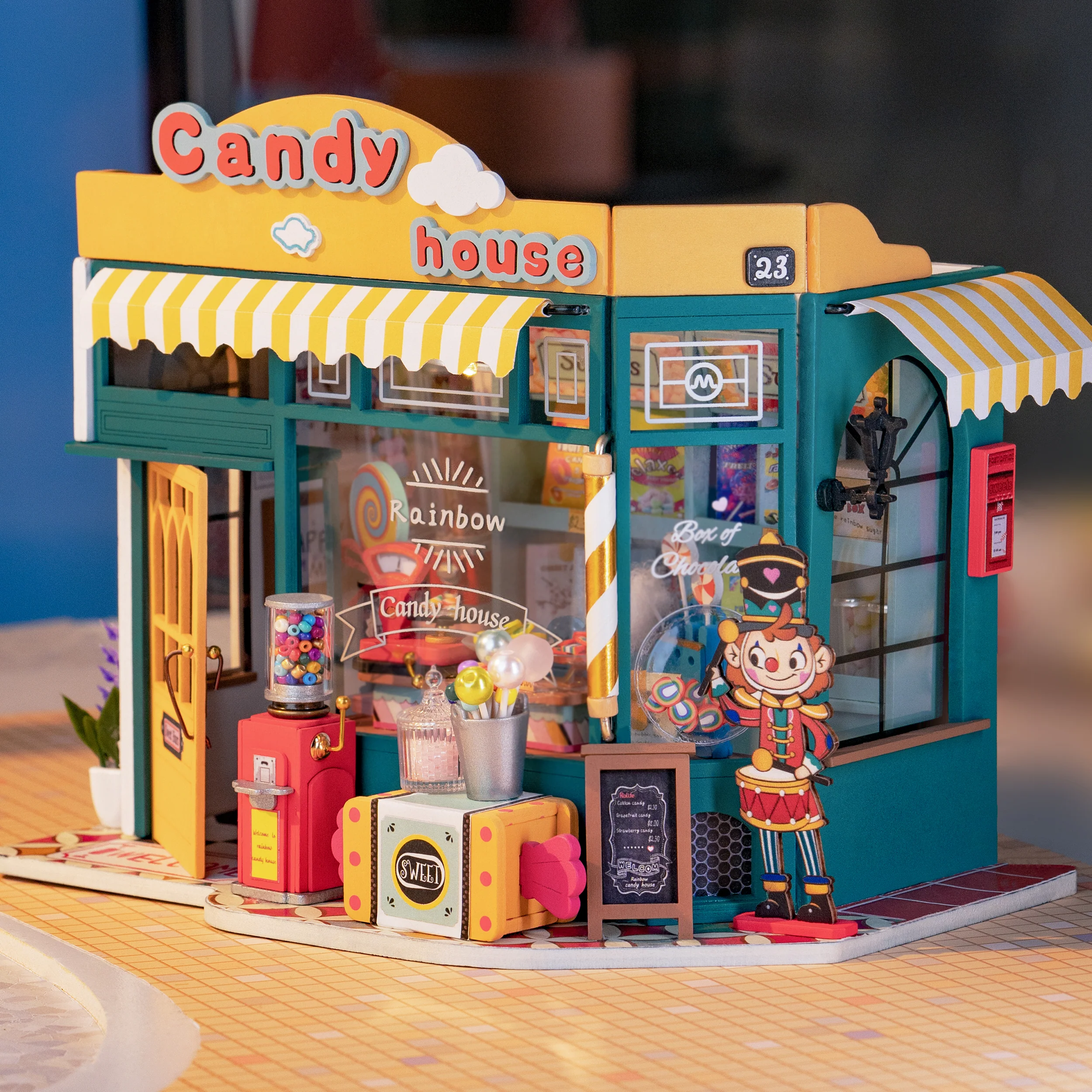 Robotime Rainbow Candy House DG158 - Image 7