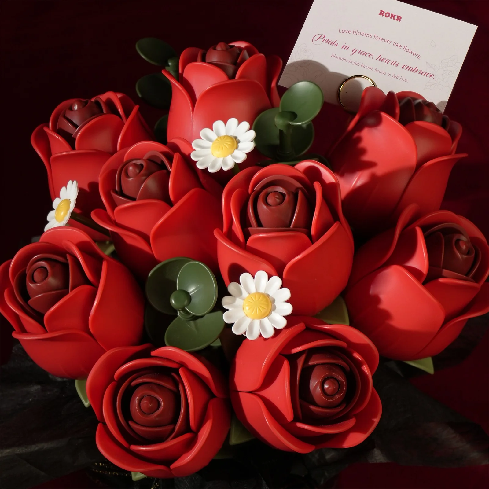 Robotime Red Rose Bouquet AF02J - Image 2