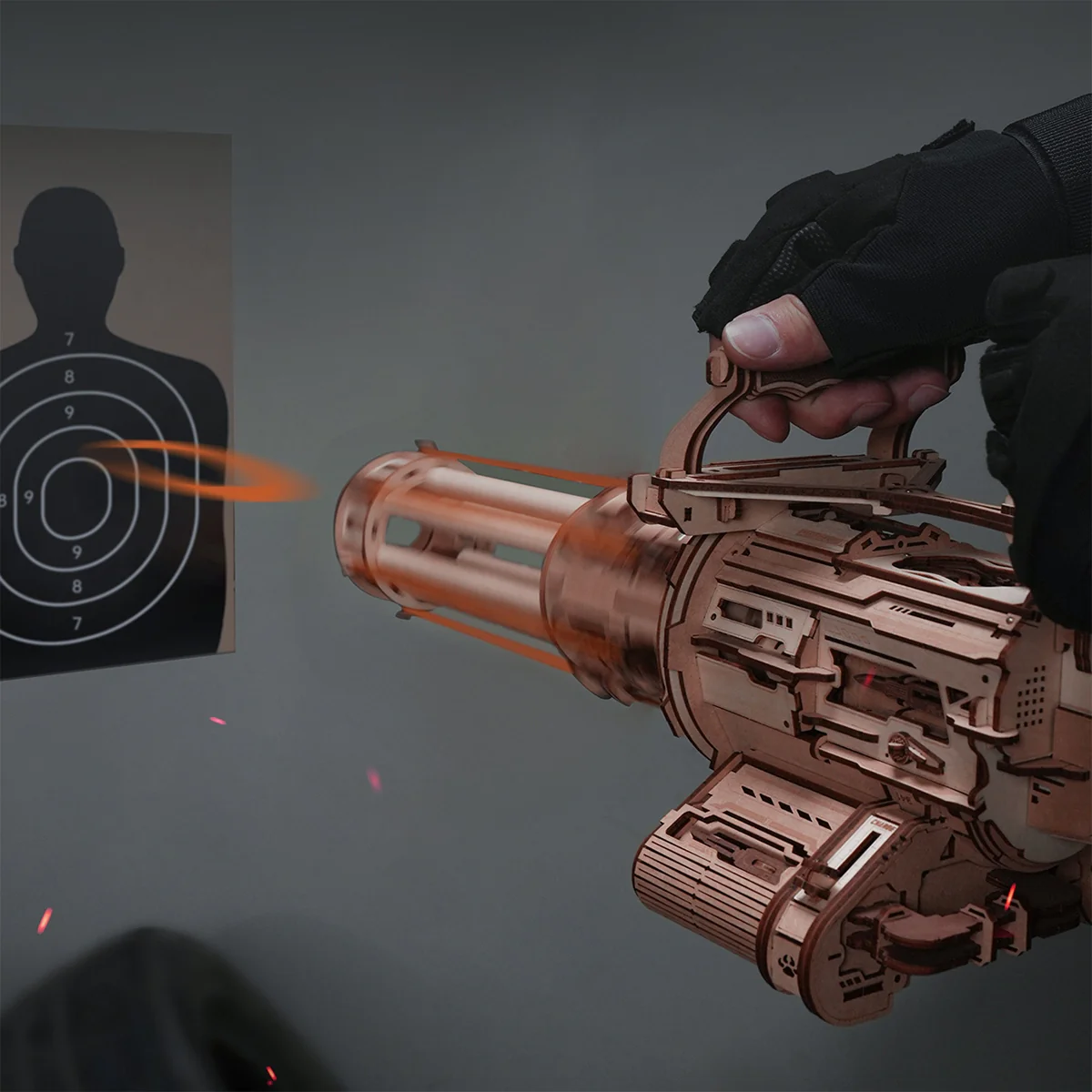 Robotime Rotating-Barrel Machine Gun LQA01 - Image 8