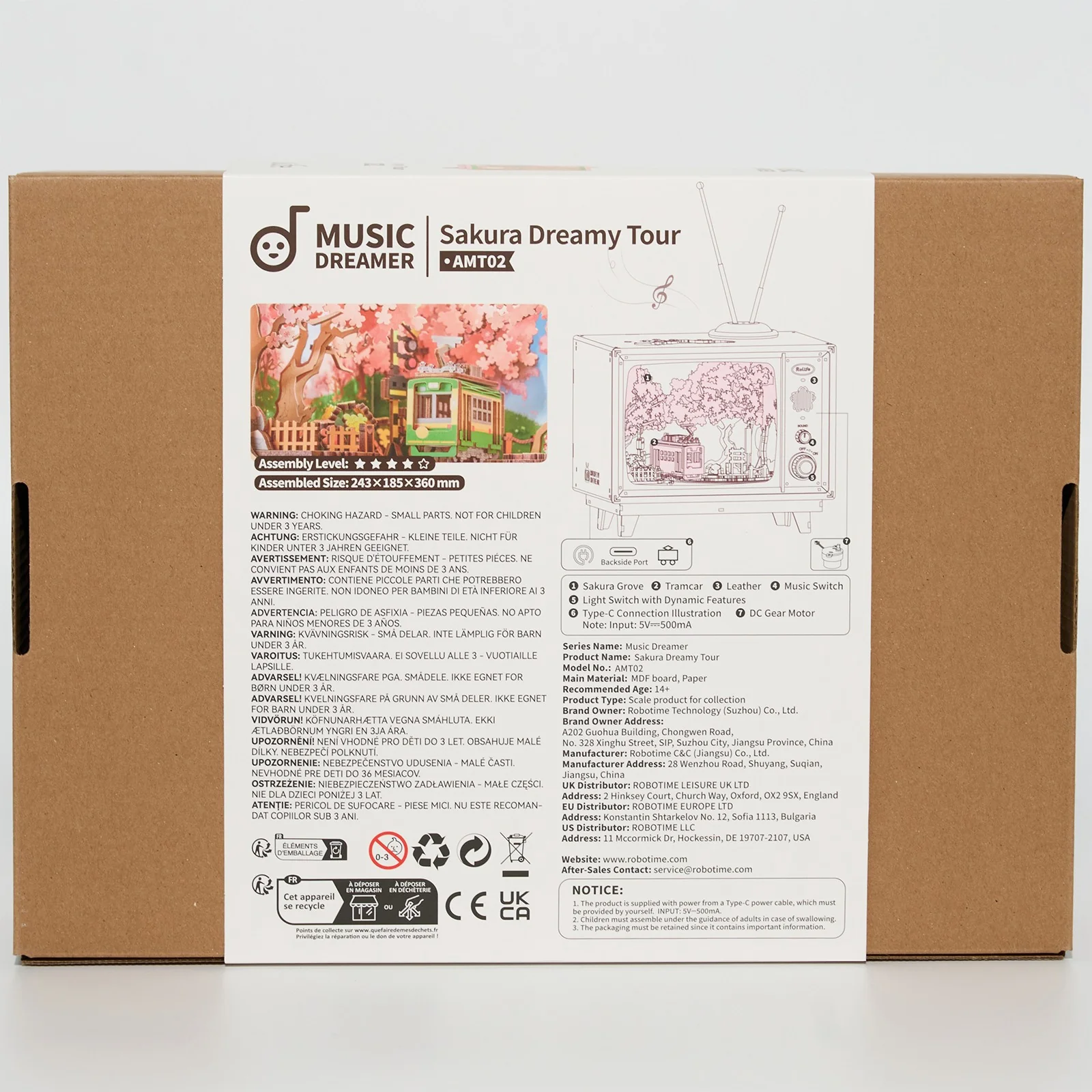 Robotime Sakura Dreamy Tour AMT02 - Image 3