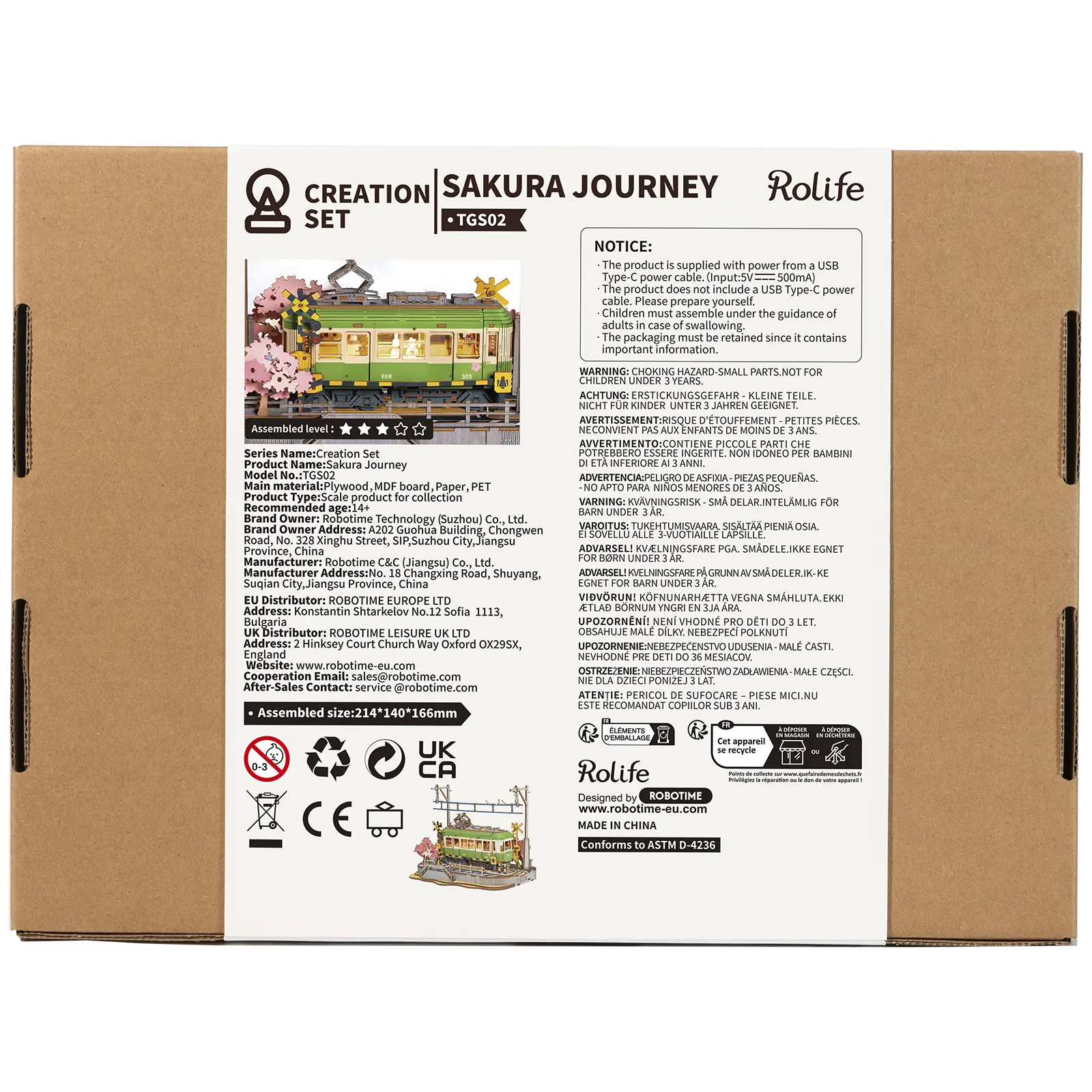 Robotime Sakura Journey TGS02 - Image 3