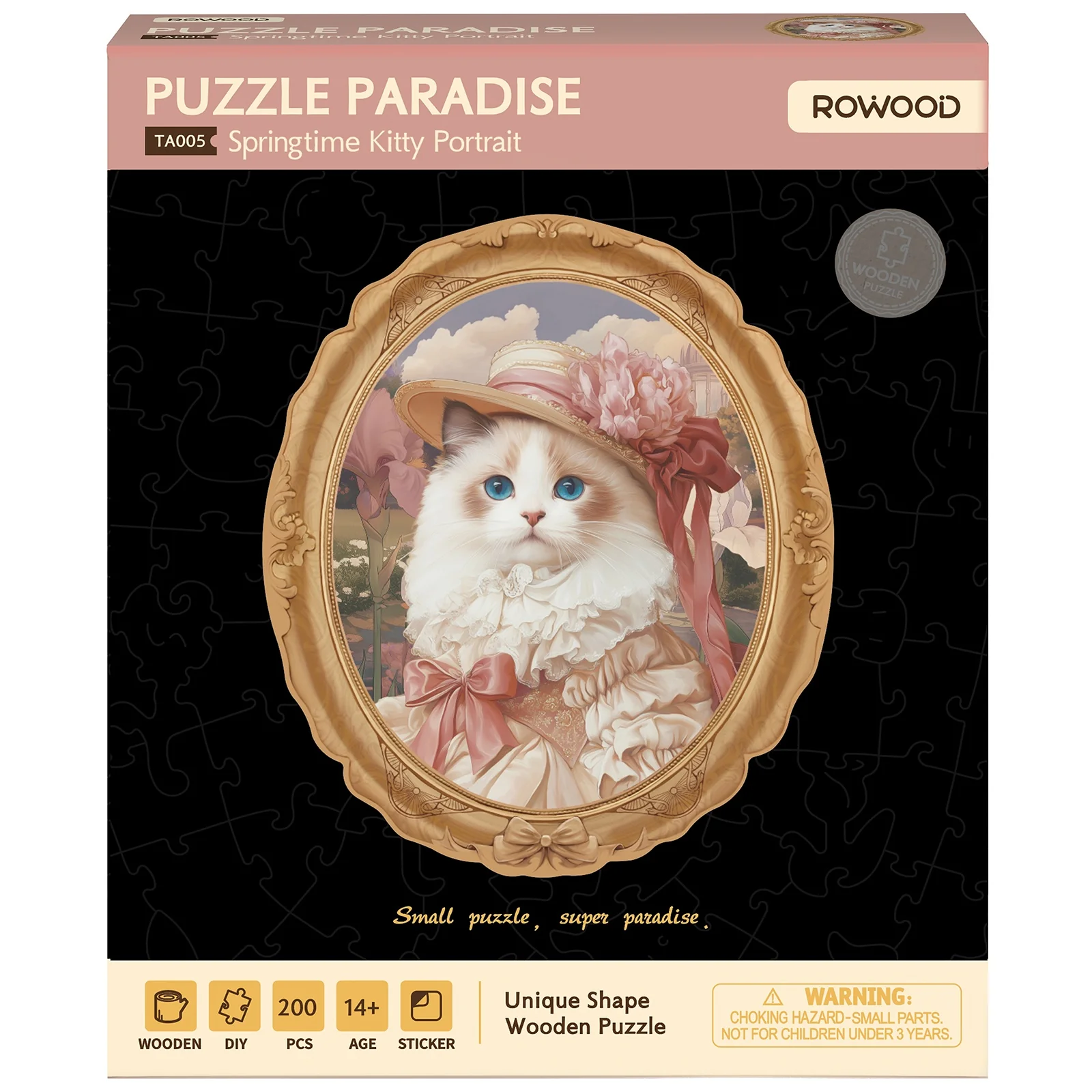 Robotime Springtime Kitty Portrait TA005 - Image 2