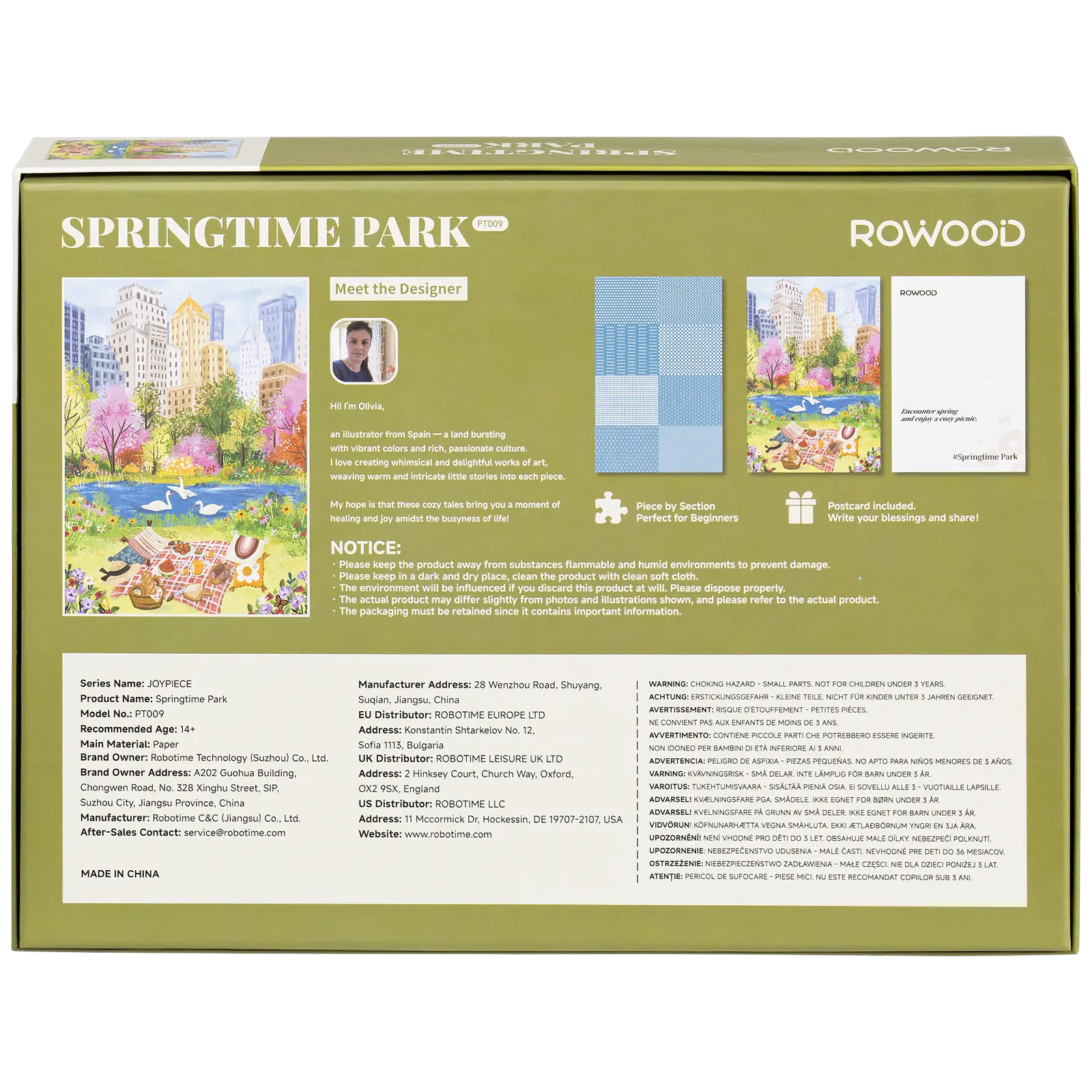 Robotime Springtime Park PT009 - Image 2