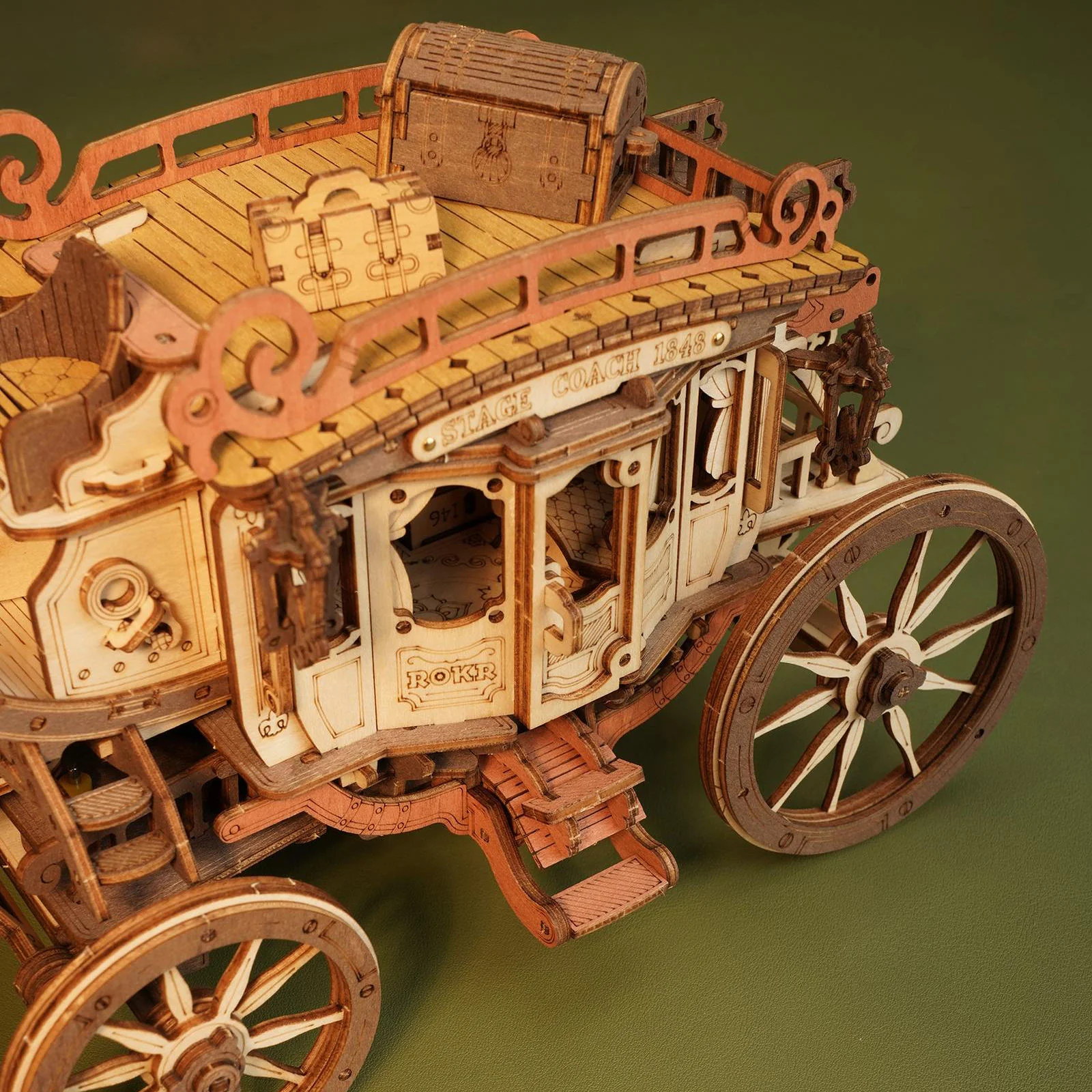 Robotime Stagecoach Music Box AMKA1 - Image 4