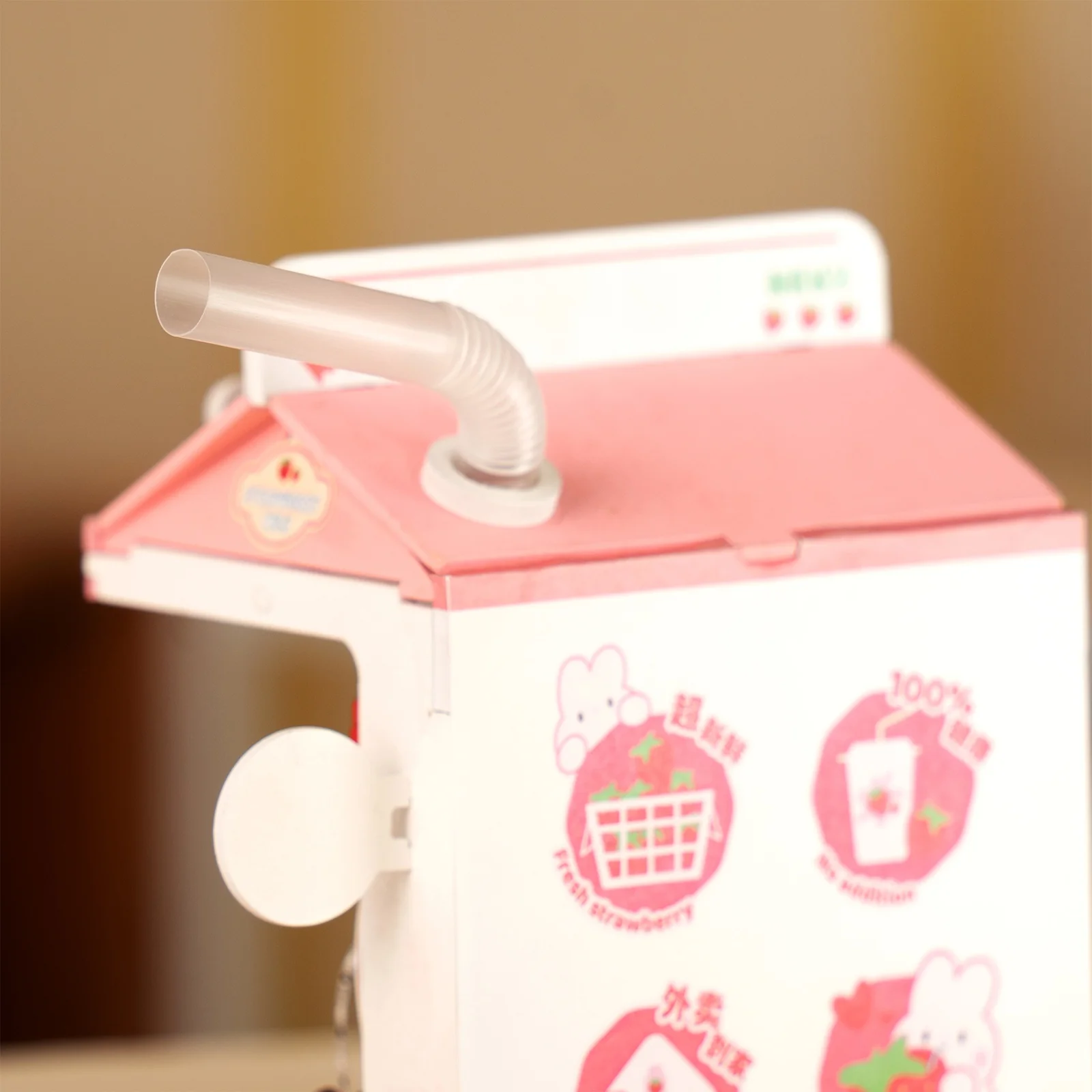 Robotime Strawberry Milk Box DS034 - Image 6