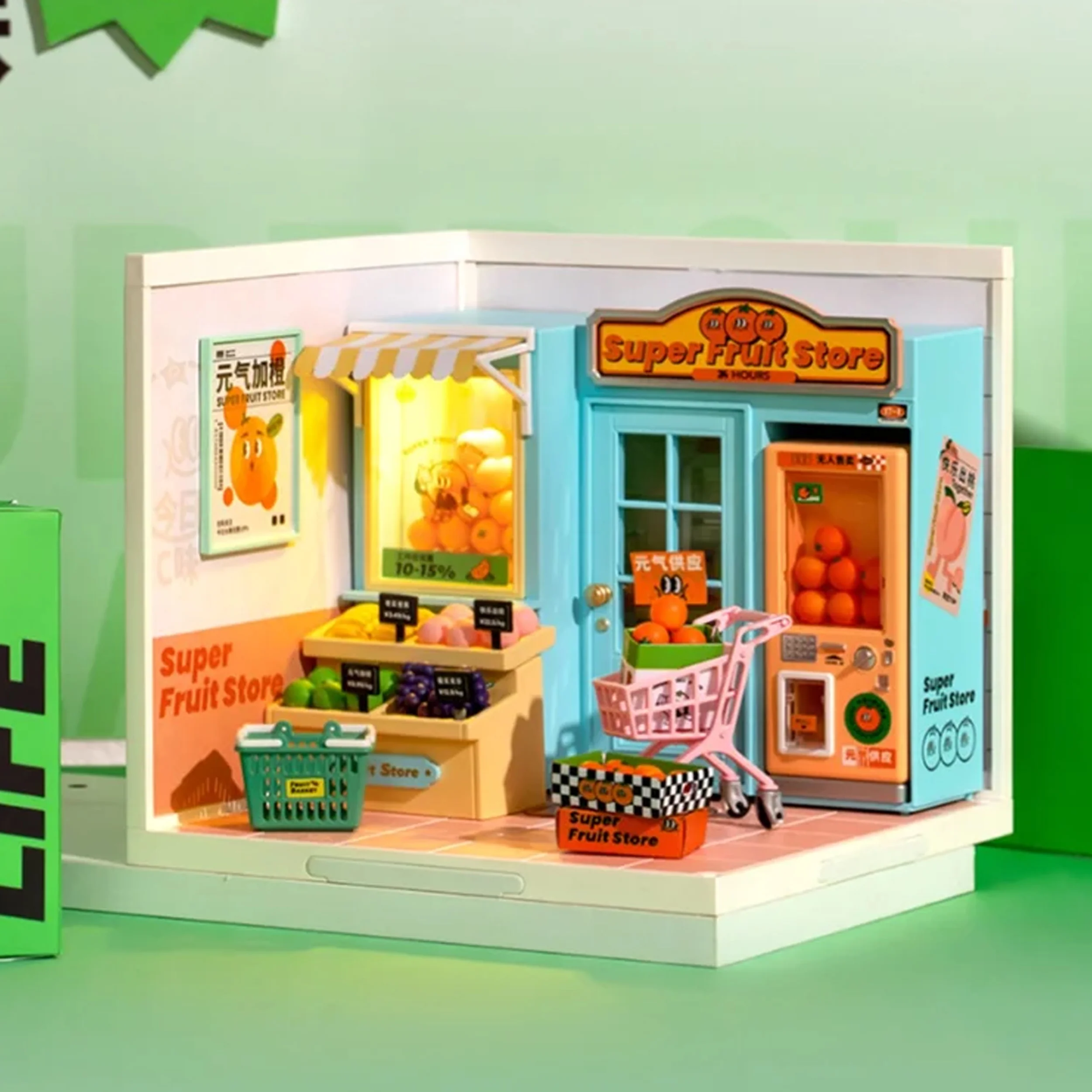 Robotime Super Fruit Store DW003 - Image 4