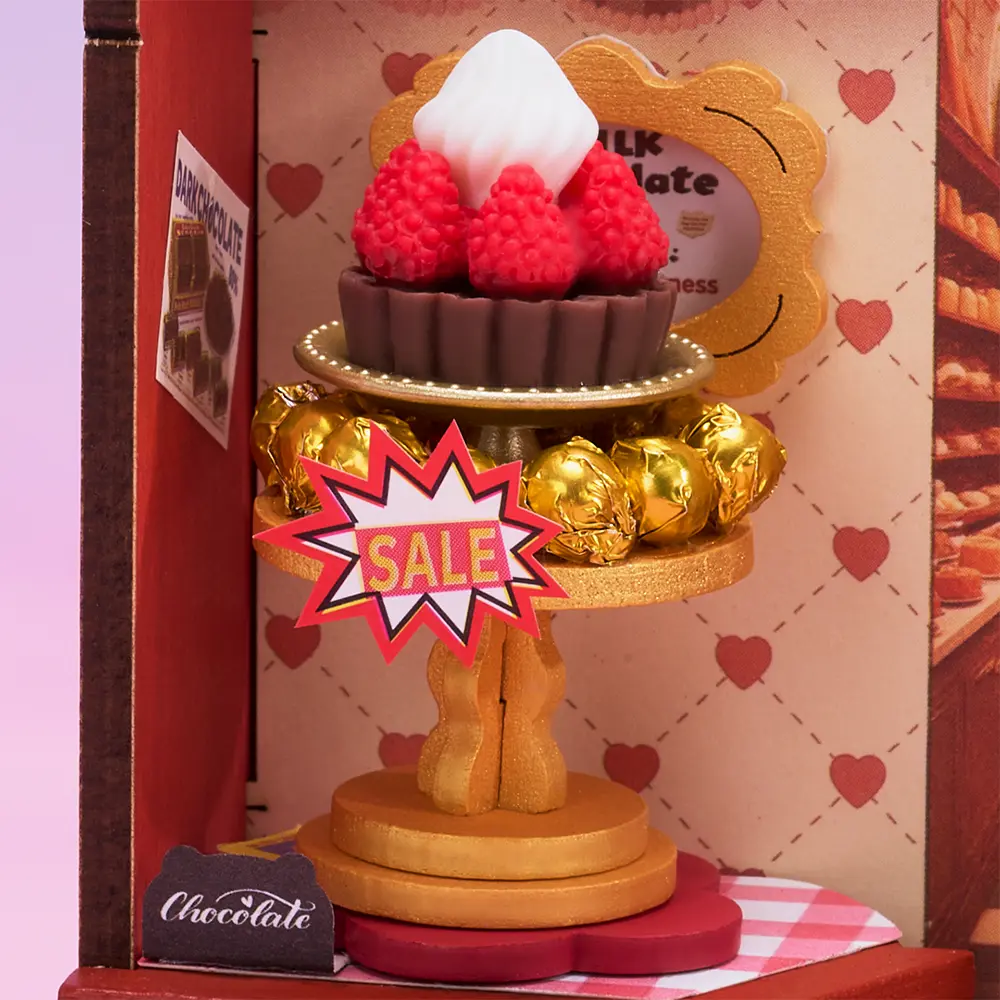 Robotime Sweet Chocolate Shop DS046 - Image 4