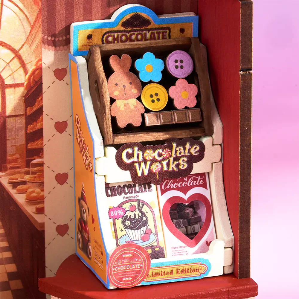 Robotime Sweet Chocolate Shop DS046 - Image 5