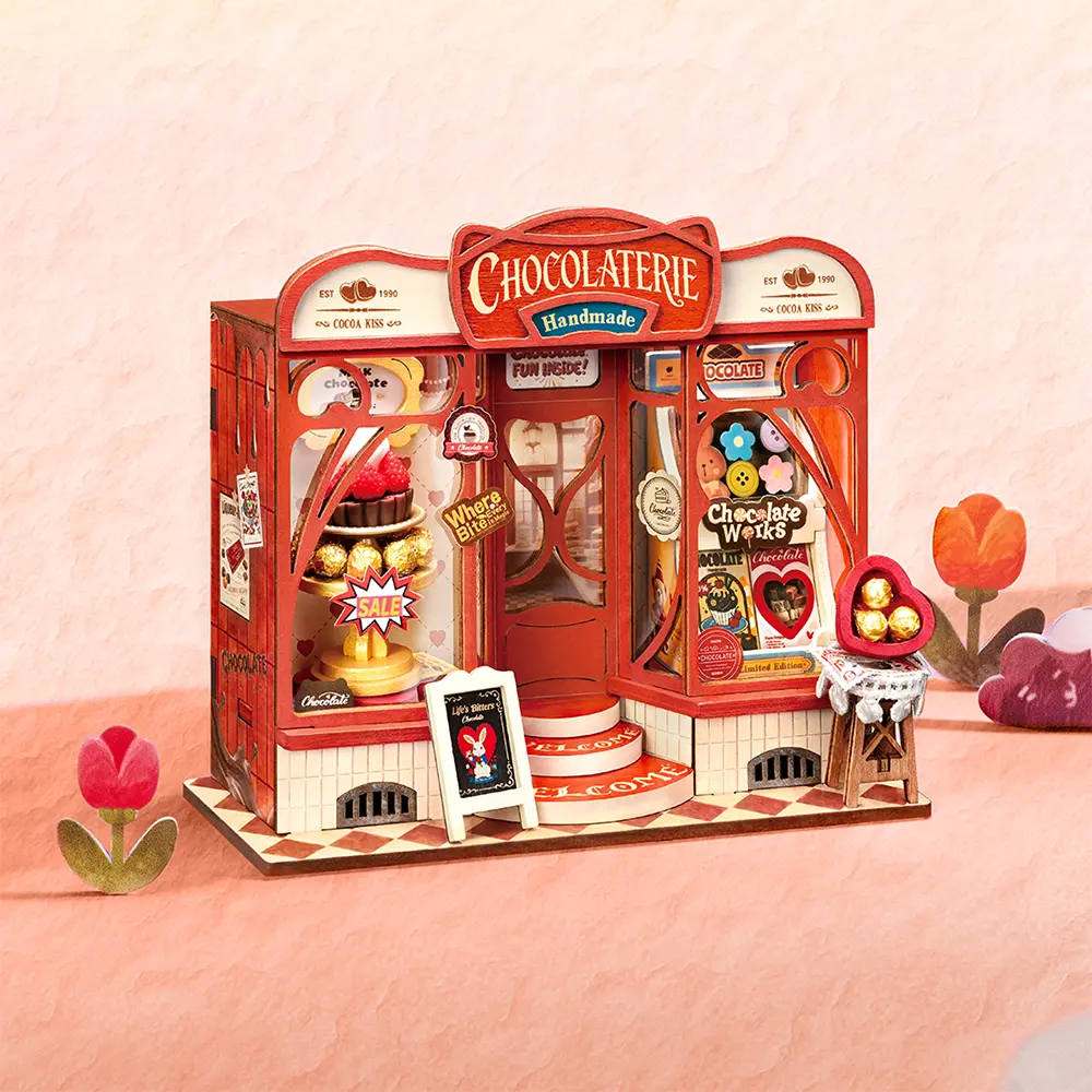 Robotime Sweet Chocolate Shop DS046 - Image 7