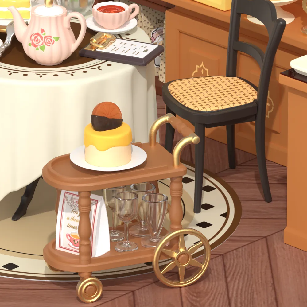 Robotime Sweet Sips Tea DW011 - Image 6