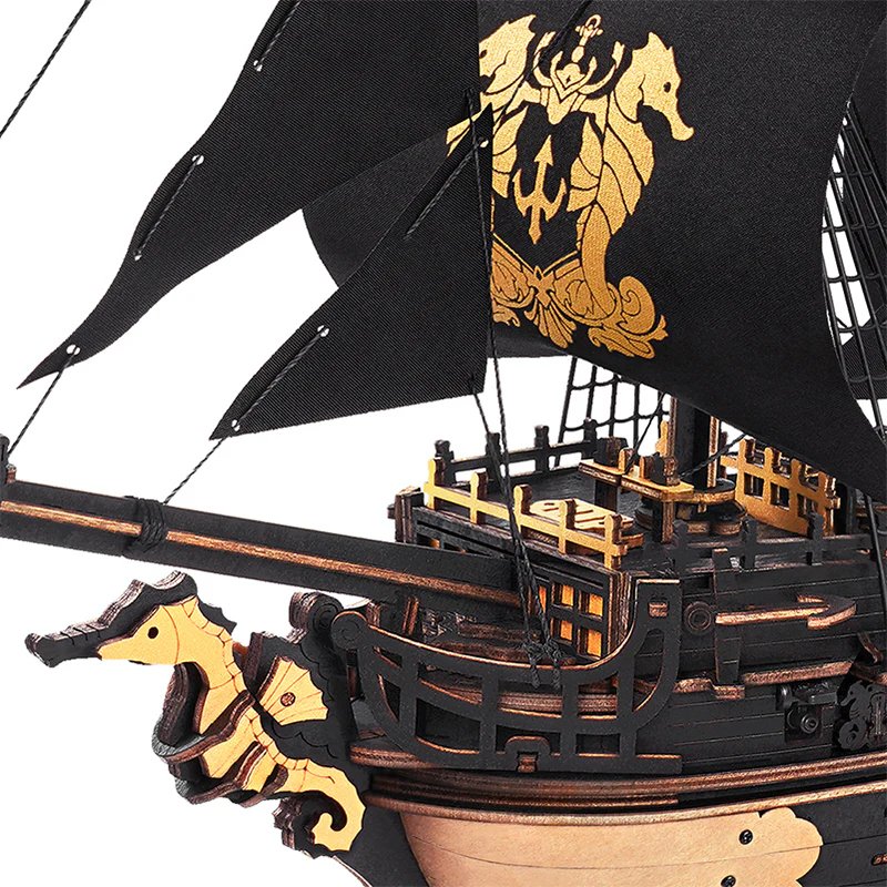 Robotime The Seahorse Barque MCB02 - Image 4