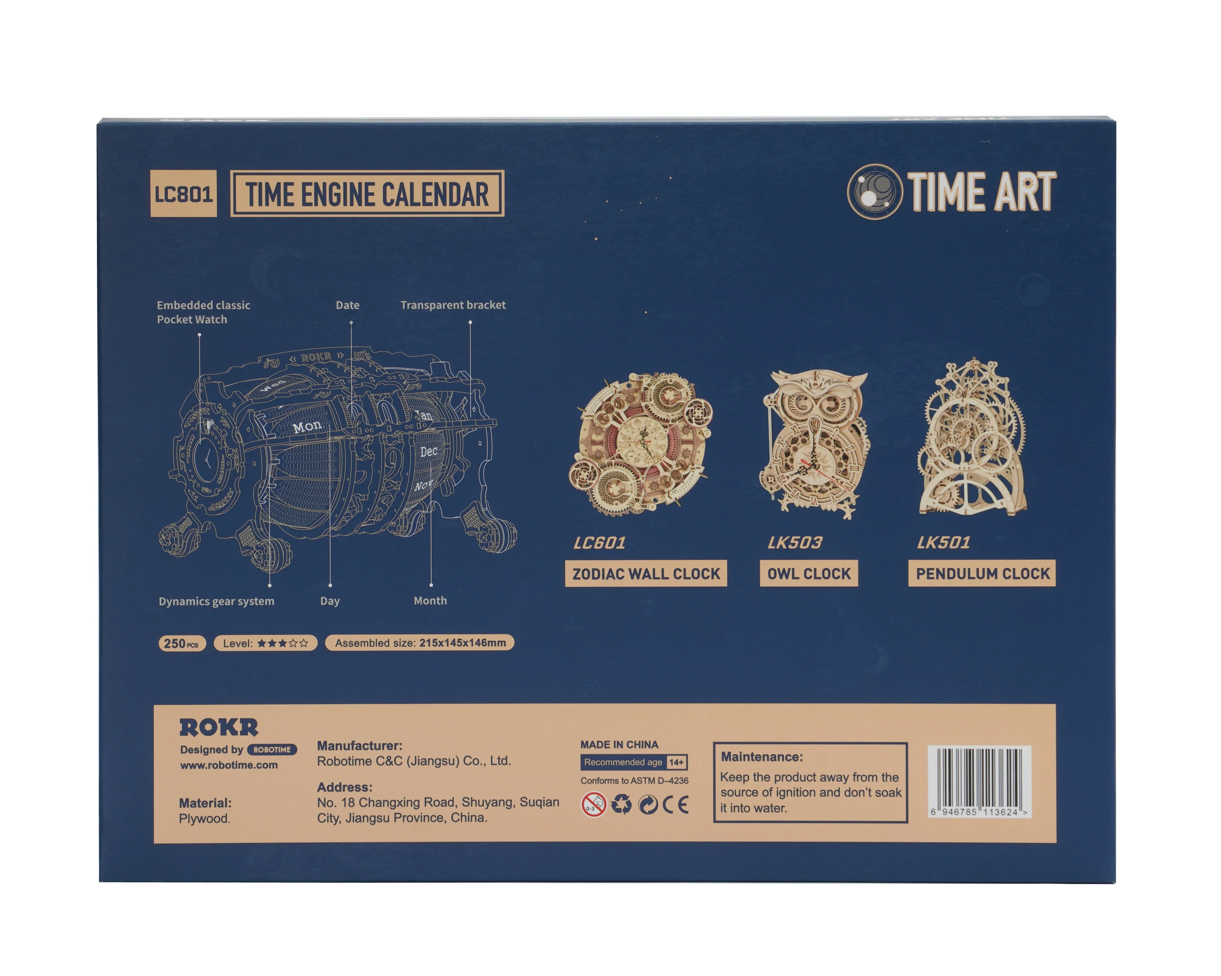 Robotime Time Engine Calendar LC801 - Image 3