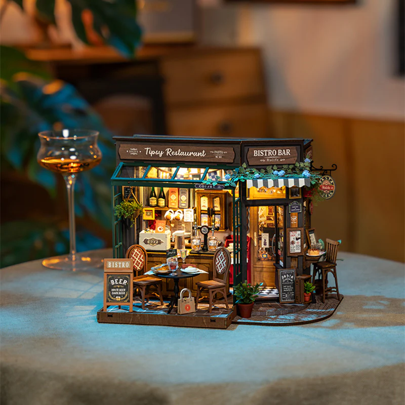 Robotime Tipsy Restaurant DG167 - Image 7