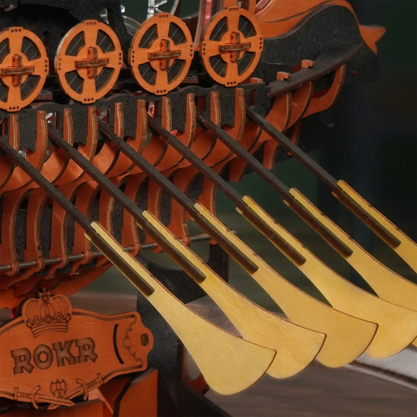 Robotime Viking Dragon Ship LK802 - Image 5